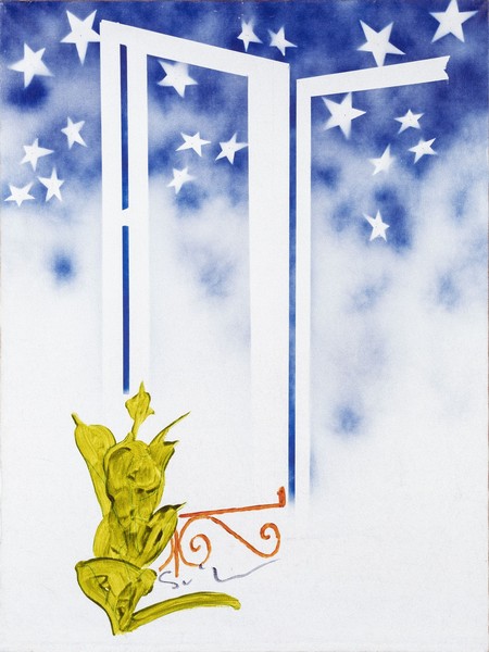Mario Schifano, Senza titolo, 1979. Smalto e spray su tela, 100x70 cm. Venduto per 7.500 euro